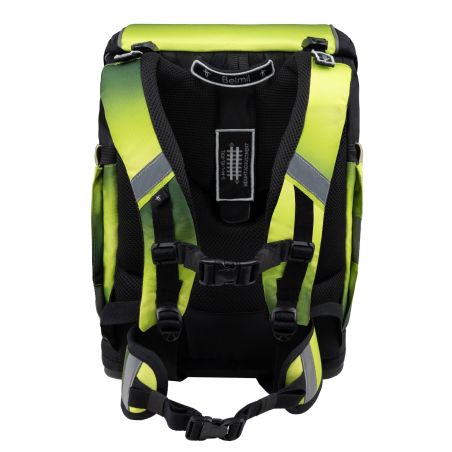 Schulranzen-Set black/green