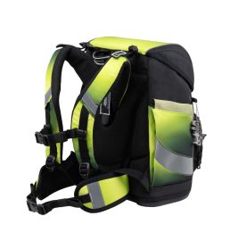 Schulranzen-Set black/green