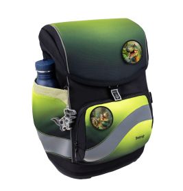 Schulranzen-Set black/green