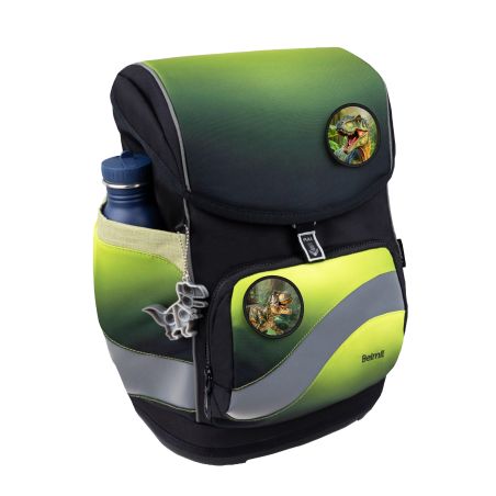 Schulranzen-Set black/green