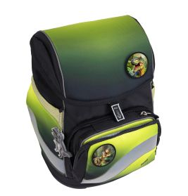 Schulranzen-Set black/green