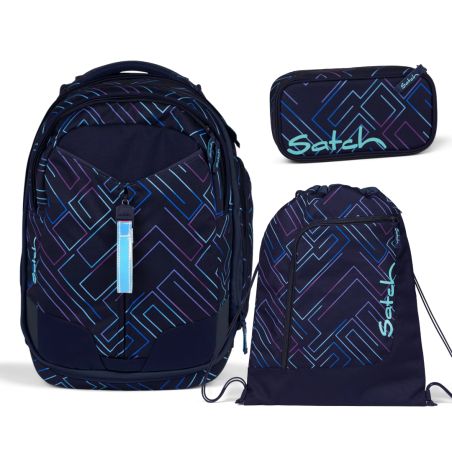 Satch Match SET Purple Laser