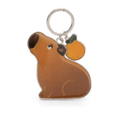 Schlüsselanhänger Capybara Happybara 8cm