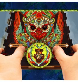 CluePuzzle-Die Sonnenpyramide- Rätselbox mit Puzzles