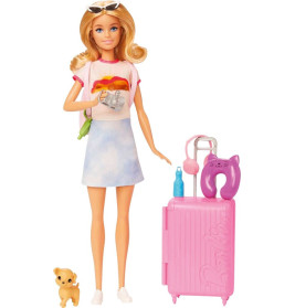 Mattel HJY18 Refreshed Travel Barbie
