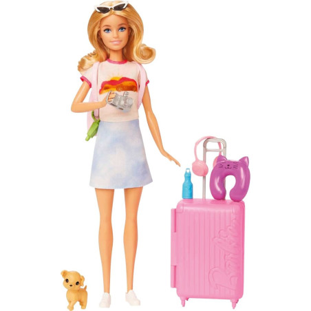 Mattel HJY18 Refreshed Travel Barbie