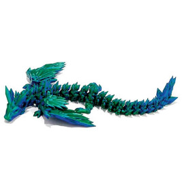Kristall-Drache mit Flügeln - Kristalltier