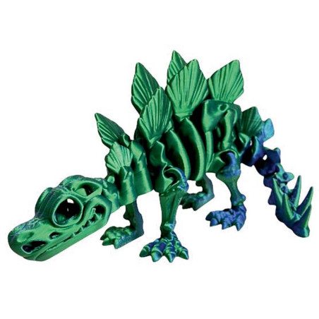 Stegosaurus Skelett - Kristalltier, sortiert