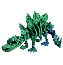 Stegosaurus Skelett - Kristalltier, sortiert