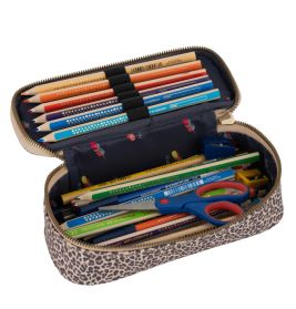 Pencil Box Leopard Cherry