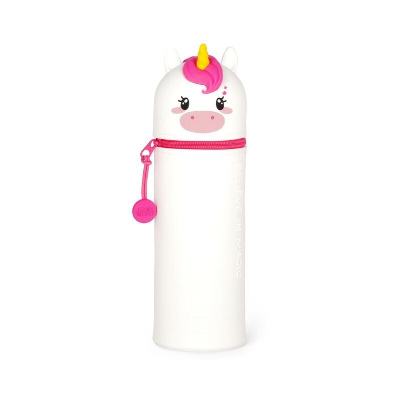 2-IN-1 SILICONE PENCIL CASE - KAWAII - UNICORN