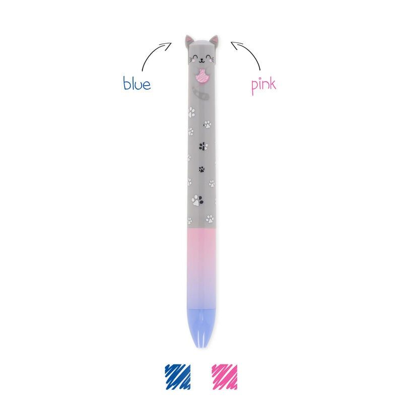 ClickeClack Two-Colour Ballpoi nt - Kitty