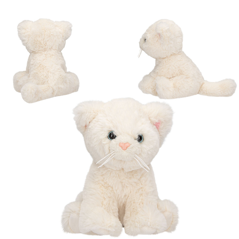 TOPModel Plüsch Katze weiß 16cm