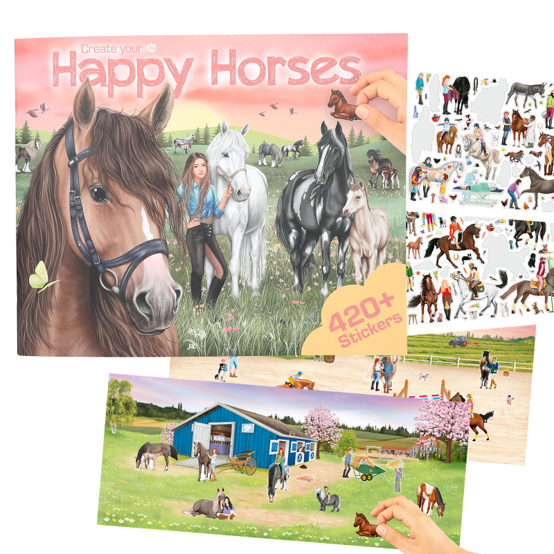 Create Your Happy Horses - Stickerbuch