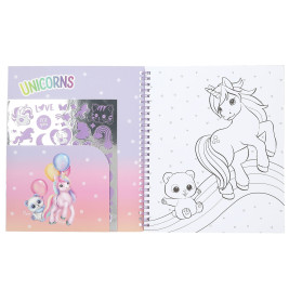 Ylvi Malbuch mit Einhorn Paill etten