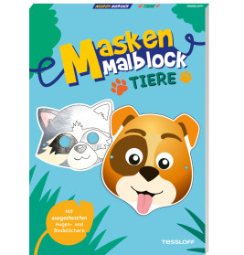 Masken-Malblock Tiere