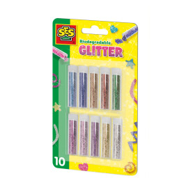 Glitzer 10 Farben - biologisch abbaubar