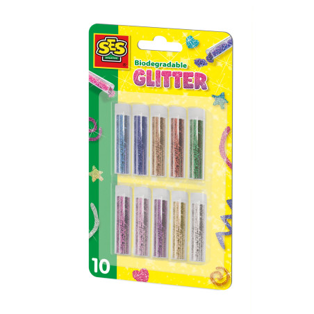 Glitzer 10 Farben - biologisch abbaubar