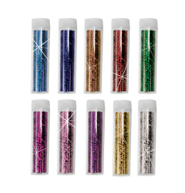 Glitzer 10 Farben - biologisch abbaubar