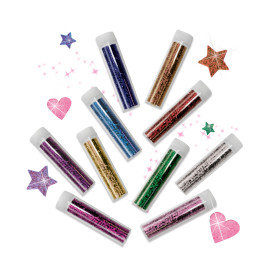 Glitzer 10 Farben - biologisch abbaubar