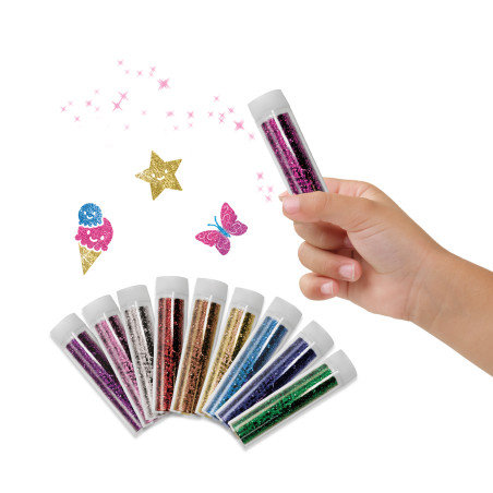 Glitzer 10 Farben - biologisch abbaubar