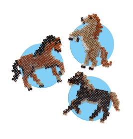 Bügelperlen - Wildpferde