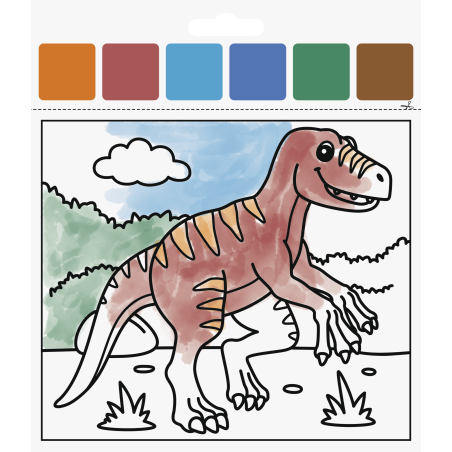 Wasserfarben Mal Set Dino