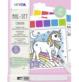 Wasserfarben Mal Set Einhorn