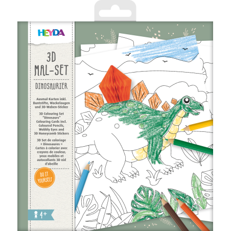 3D Mal Set Dinos