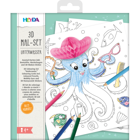 3D Mal Set Unterwasser