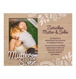 Bilderrahmen Mutter & Sohn