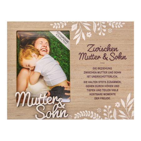 Bilderrahmen Mutter & Sohn