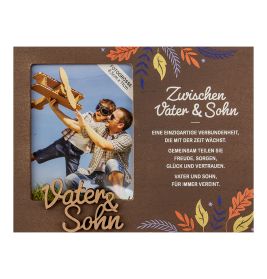Bilderrahmen Vater & Sohn