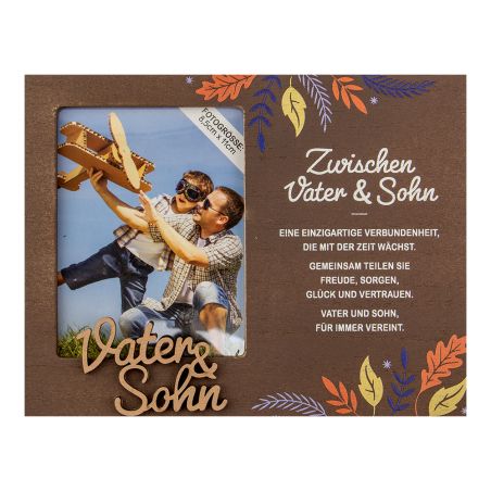 Bilderrahmen Vater & Sohn