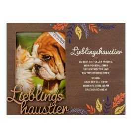 Bilderrahmen Lieblingshaustier