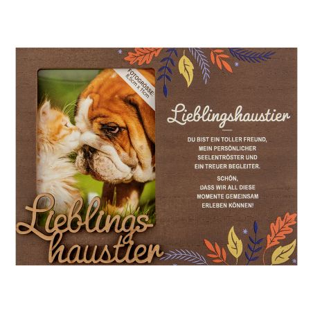 Bilderrahmen Lieblingshaustier