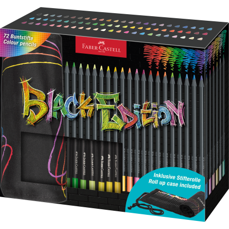Buntstifte Black Edition Stifterolle