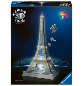 Iconics: Eiffelturm - mit Licht - 3D Puzzle