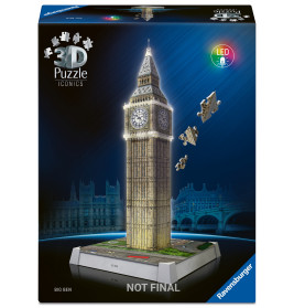 Iconics: Big Ben - mit Licht 3D Puzzle