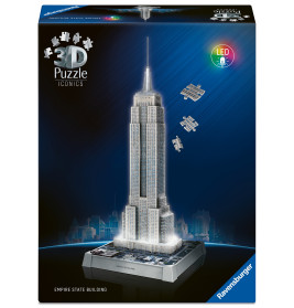 Iconics: Empire State Building - mit Licht - 3D Puzz