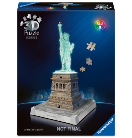 Iconics: Freiheitsstatue - mit Licht  3D Puzzle