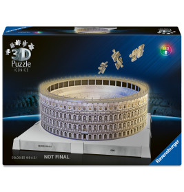 Iconics: Kolosseum Rom - mit Licht    3D Puzzle