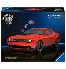 Iconics: Dodge Chall. R/T Scat Pack Wide  3D Puzzle