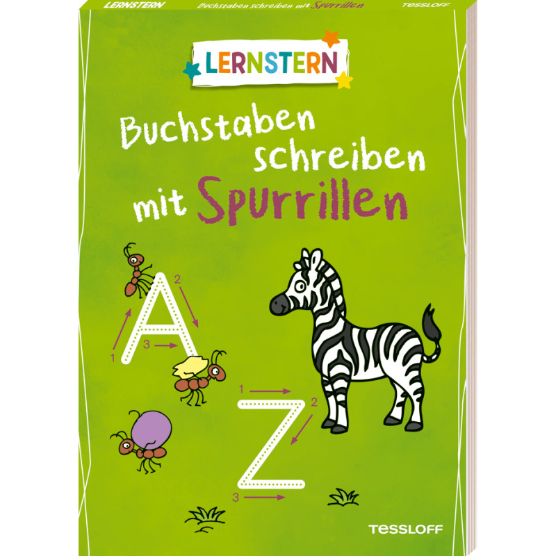 Buchstaben schreiben mit Spurrillen