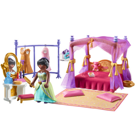 Prinzessinnen-Schlafzimmer mit Ankleide