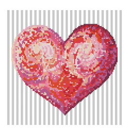 DIAMOND DOTZ Herz 30,5x30,5 cm