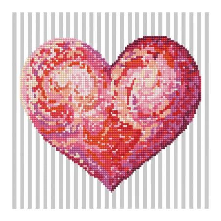 DIAMOND DOTZ Herz 30,5x30,5 cm
