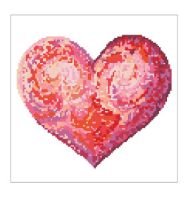 DIAMOND DOTZ Herz 30,5x30,5 cm