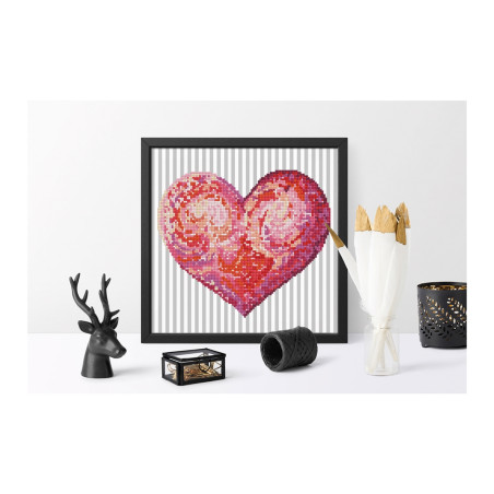 DIAMOND DOTZ Herz 30,5x30,5 cm