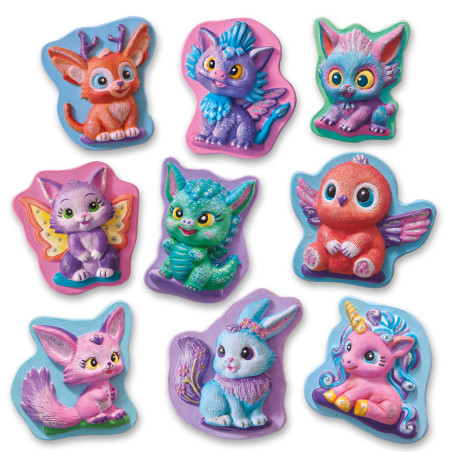 Gießen und anmalen - Niedliche Fantasy-Figuren